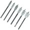 Rolson 6 Piece Flat Wood Drill Bit Set Pack of 20 48523