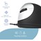 R-GO HE Left Hand Ergonomic Medium Mouse, Wired, Black