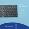 R-GO Split Ergonomic Compact Keyboard, Wired, Black