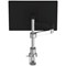 R-Go Zepher 4 C2 Deskclamped Single Monitor Arm, Adjustable Height and Tilt, Black & Silver
