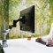 R-Go Zepher 4 C2 Deskclamped Single Monitor Arm, Adjustable Height and Tilt, Black & Silver
