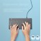R-Go Compact Break Keyboard, Wired, Black