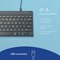 R-Go Compact Break Keyboard, Wired, Black