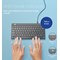 R-Go Compact Break Keyboard, Wired, Black