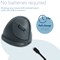 R-Go HE Basic Vertical Wireless Mouse Right Hand Medium