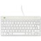 R-Go Compact Break Keyboard Wired White UK QWERTY
