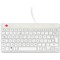 R-Go Compact Break Keyboard Wired White UK QWERTY