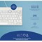 R-Go Compact Break Keyboard Wired White UK QWERTY