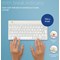 R-Go Compact Break Keyboard Wireless White UK QWERTY