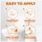 Harpic Hygienic Fresh Sticker Adhesive Toilet Block, Citrus, 6 Packs of 4 Tabs