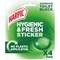 Harpic Hygienic Fresh Sticker Adhesive Toilet Block, Pine, 6 Packs of 4 Tabs