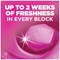 Harpic Hygienic Fresh Sticker Adhesive Toilet Block, Pine, 6 Packs of 4 Tabs