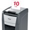 Rexel Optimum AutoFeed+ 300X P-4 Cross-Cut Shredder, 60 Litres