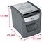 Rexel Optimum AutoFeed+ 50X P-4 Cross-Cut Shredder, 20 Litres