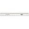 Shatterproof Rulers 30cm Clear (Pack of 100)