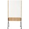 Rocada Natural Design Double Sided Mobile Whiteboard, 1000x1500mm