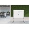 Bi-Office Earth Magnetic Revolving Whiteboard, Ceramic Steel Surface, Aluminium And Black Plastic Frame, 1200x900mm