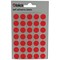 Blick Coloured Labels in Bags Round 13mm Dia 140 Per Bag Red (Pack of 2800) RS004554