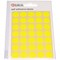 Blick Flourescent Labels in Bags Round 13mm Dia 140 Per Bag Yellow (Pack of 2800) RS004752