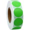 Blick Labels in Dispensers Round 19mm Green (Pack of 1280) RS011651