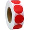 Blick Labels in Dispensers Round 19mm Red (Pack of 1280) RS012054