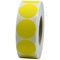 Blick Labels in Dispensers Round 19mm Yellow (Pack of 1280) RS012252