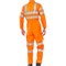 Beeswift Railspec Coveralls With Reflective Tape, Orange, 42T
