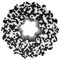 Urban Fitness Foam Massage Roller Black/White