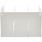 Rotadex 3-Section Lever Arch Filing Rack, A4, White