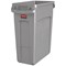 Rubbermaid Slim Jim Recycling Container Bin, W279xD588xH632mm, 60 Litre, Grey