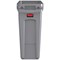 Rubbermaid Slim Jim Recycling Container Bin, 60 Litre, Grey