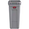 Rubbermaid Slim Jim Recycling Container Bin, W279xD588xH632mm, 60 Litre, Grey