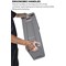 Rubbermaid Slim Jim Recycling Container Bin, W279xD588xH632mm, 60 Litre, Grey