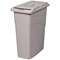 Rubbermaid Slim Jim Confidential Waste Container, 87 Litre, Grey
