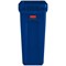 Rubbermaid Slim Jim Vented Container, 60 Litre Blue