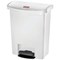 Rubbermaid Slim Jim Pedal Bin 30 Litres White