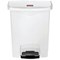 Rubbermaid Slim Jim Pedal Bin 30 Litres White