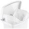 Rubbermaid Slim Jim Pedal Bin 30 Litres White