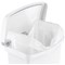 Rubbermaid Slim Jim Pedal Bin 50 Litres White