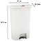 Rubbermaid Slim Jim Pedal Bin Step On Resin 90 Litres White