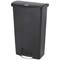 Rubbermaid Slim Jim Front Step Pedal Bin, 68 Litre, Black