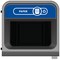 Rubbermaid Configure Container with Paper Recycling Label, 87 Litres, Grey/Blue