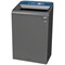 Rubbermaid Configure Container with Paper Recycling Label, 125 Litres, Grey/Blue