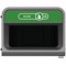 Rubbermaid Configure Container with Glass Recycling Label, 125 Litres, Grey/Green
