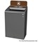 Rubbermaid Configure Container with Landfill Waste Label 125L Black