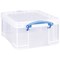 Really Useful Storage Box, 21 Litre, Clear