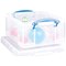 Really Useful Storage Box, 21 Litre, Clear