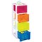 Really Useful Slimline 4 Drawer Storage Tower 6L Clear/Ast