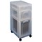 Really Useful Plastic Storage Tower, 3 Drawers, 7L/12L/25L, Clear