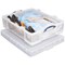 Really Useful Storage Box, 70 Litre, Clear
